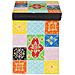 Comodino Multicolore 40x30x40 cm Legno Solido Mango - Foto miniatura 3