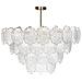 Lampadario Temash Vetro Ottone - Foto miniatura 2