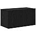 Set mobile TV 8 pcs Rovere nero 60 x 30 x 30 cm - Foto miniatura 6
