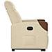 Poltrona Alzapersona Reclinabile Elettrica Crema in Tessuto - Foto miniatura 6