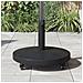 Base per Ombrello da Esterno Nero 48 x 48 x 32 cm - Foto miniatura 4