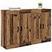 Mobile a muro 2 pcs Legno vecchio 69,5 x 34 x 90 cm - Foto miniatura 3