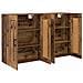 Mobile a muro 2 pcs Legno vecchio 69,5 x 34 x 90 cm - Foto miniatura 6