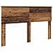 Testiera con testiera Legno vecchio 150 cm Legno multistrato - Foto miniatura 1