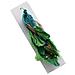 Grande Ornamento Per Albero Di Natale A Forma Di Pavone Con Piume - Verde - Foto miniatura 1