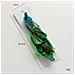 Grande Ornamento Per Albero Di Natale A Forma Di Pavone Con Piume - Verde - Foto miniatura 3