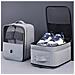 Borsa Porta Scarpe Da Viaggio - Grande Capacità, Organizer Impermeabile Grey - Foto miniatura 3