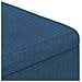 Pouf contenitore con cuscino Blu 60 x 60 x 45 cm Tessuto - Foto miniatura 7