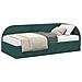 Struttura Letto Angolare con Materasso 2 pcs Verde Velluto - Foto miniatura 1