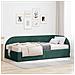 Struttura Letto Angolare con Materasso 2 pcs Verde Velluto - Foto miniatura 2