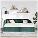 Struttura Letto Angolare con Materasso 2 pcs Verde Velluto - Foto miniatura 3