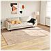 Runner Tappeto MARSA Beige 150 x 230 cm Poliestere e PVC - Foto miniatura 2