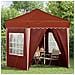 Tenda per feste a pop-up 195 x 195 x 245 cm Terracotta - Foto miniatura 3