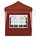 Tenda per feste a pop-up 195 x 195 x 245 cm Terracotta - Foto miniatura 8