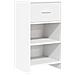Credenza Bianco 40 x 36 x 80 cm Legno ingegnerizzato - Foto miniatura 1