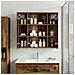 Mobiletto per specchio da bagno Legno vecchio - Foto miniatura 4