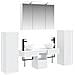 Set di mobili per il bagno Montaggio a parete 6 pcs Bianco - Foto miniatura 1