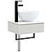 Set di mobili per il bagno Montaggio a parete 6 pcs Bianco - Foto miniatura 3