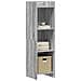 Libreria Sonoma grigio 30 x 30 x 111 cm Legno ingegnerizzato - Foto miniatura 2