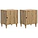 Armadio da Notte 2 pcs Rovere Artigianale 43 x 34,5 x 50 cm - Foto miniatura 1