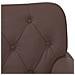 Loveseat con bottoni imbottiti Marrone 120 x 65 x 77 cm - Foto miniatura 7