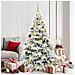 Albero di Natale artificiale con 300 LED Bianco 180 cm PE e PVC - Foto miniatura 2