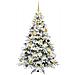 Albero di Natale artificiale con 300 LED Bianco 180 cm PE e PVC - Foto miniatura 3