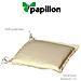Cuscino Double Face in Poliestere Beige / Rigato per Sedia Giardino - Foto miniatura 1