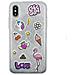 Cover per iPhone X con Puffy Stickers Chic - Foto miniatura 1