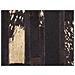 Tappeto Patchwork Nero E Oro In Pelle - 140x200cm - Artvin - Foto miniatura 8
