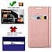 Custodia Compatibile Con Samsung Galaxy S4 Mini In Classy Oro Rosa - Coperchio Protettiva Con Chiusura Magnetica, Funzione Stand E Tasca Per Le Carte - Foto miniatura 5