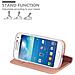 Custodia Compatibile Con Samsung Galaxy S4 Mini In Classy Oro Rosa - Coperchio Protettiva Con Chiusura Magnetica, Funzione Stand E Tasca Per Le Carte - Foto miniatura 8