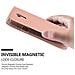 Custodia Compatibile Con Samsung Galaxy S4 Mini In Classy Oro Rosa - Coperchio Protettiva Con Chiusura Magnetica, Funzione Stand E Tasca Per Le Carte - Foto miniatura 9