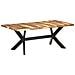 Tavolo da Pranzo 200x100x75 cm Legno Massello Finitura Sheesham - Foto miniatura 1