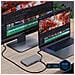 Hub Usb-c 3x Usb 1x Hdmi 1x Vga 1x Ethernet 1x Usb-c 1x Microsd /sd Grigio - Foto miniatura 3