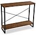 Taline Tavolo Consolle Tavolo Da Ingresso Tavolino Stretto Misure (a X L X L) 80 X 30 X 100 Cm Legno E Metallo Colore Nero - Foto miniatura 1