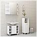 Set Mobili da Bagno 3 pz Bianco in Truciolato - Foto miniatura 1