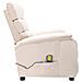 Poltrona Massaggiante Crema in Tessuto - Foto miniatura 5