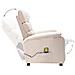 Poltrona Massaggiante Crema in Tessuto - Foto miniatura 6