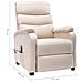 Poltrona Massaggiante Crema in Tessuto - Foto miniatura 8