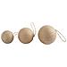 510313 Ball christmas ornament Carta Beige 6pezzo (i) decorazione natalizia - Foto miniatura 3