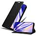 Custodia Compatibile Con Oneplus 9rt 5g In Nero Di Notte - Coperchio Protettiva Con Chiusura Magnetica, Funzione Stand E Tasca Per Le Carte - Foto miniatura 1