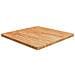 Piano Tavolo Quadrato Marrone Chiaro 60x60x2,5 Rovere Trattato - Foto miniatura 1