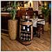 Scaffale Per Vino, Cantinetta In Legno, Barile In Legno, Da 80 Cm Di Altezza, Botte Di Vino, Scaffale Per Bottiglie Di Alcol, Portabottiglie In Legno (wenge)  - Foto miniatura 2