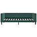 Divano Letto Con Materasso Verde Scuro 100x200 Cm In Velluto - Foto miniatura 5