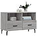 Mobile Porta Tv Grigio Sonoma 80x36x50 Cm In Legno Multistrato - Foto miniatura 3
