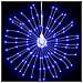 Illuminazioni Di Natale Galassia 140 Led 8pz Blu 17 Cm - Foto miniatura 9