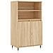 Credenza Rovere Sonoma 60x36x110 Cm In Legno Multistrato - Foto miniatura 2