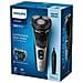Rasoio Elettrico Shaver S3143/02 Wet & Dry 3000 Series Colore Nero /Argento - Foto miniatura 2