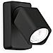 Spot Contemporaneo Rudy Alluminio Nero 1 Luce Gu10 35w 3000k Ip20 - Foto miniatura 1